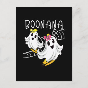Postal Boonana Fantasma Mono Banana Halloween
