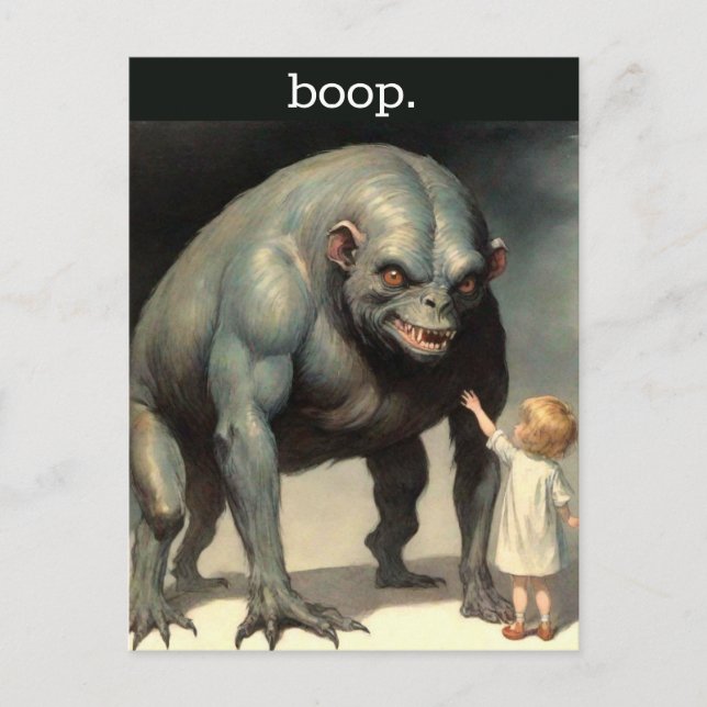 Postal Boop el Hocico (Anverso)