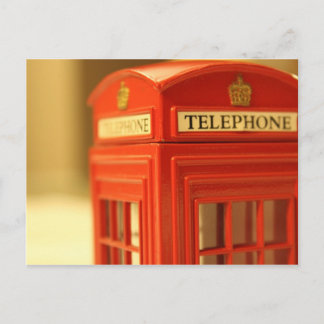 Postal Booth de teléfono rojo