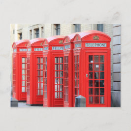 Postal Booths de teléfono en Londres, Inglaterra