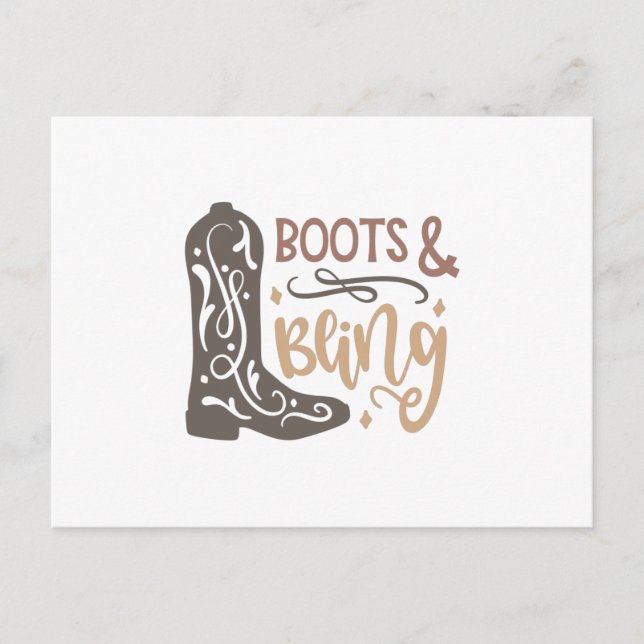 Postal Boots and Bling (Anverso)