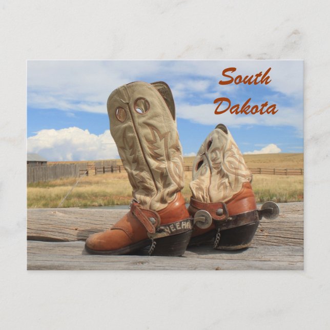 Postal Boots de Dakota del Sur (Anverso)