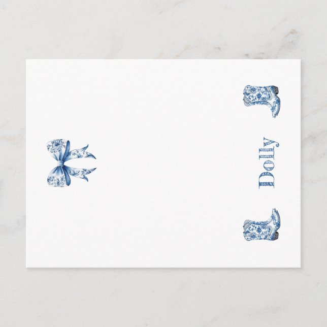 Postal Boots sureños adecuados (Anverso)