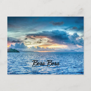 Postal Bora Bora, isla del Pacífico Sur