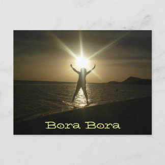 Postal Bora Bora Sunset