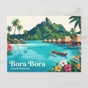 Postal Bora Bora, Vaitape, Polinesia Francesa