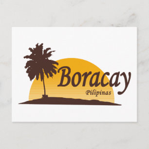 Postal Boracay blanco