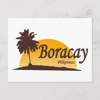 Postal Boracay blanco