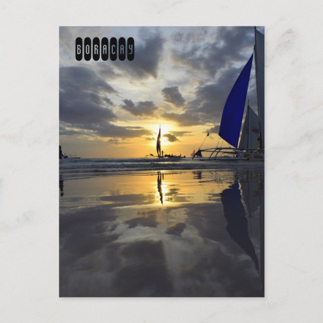 Postal Boracay de Filipinas (Anverso)