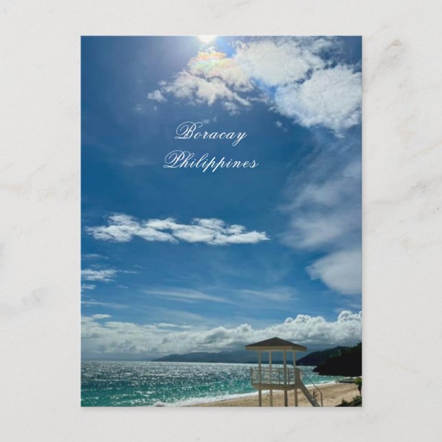Postal Boracay Filipinas (Anverso)