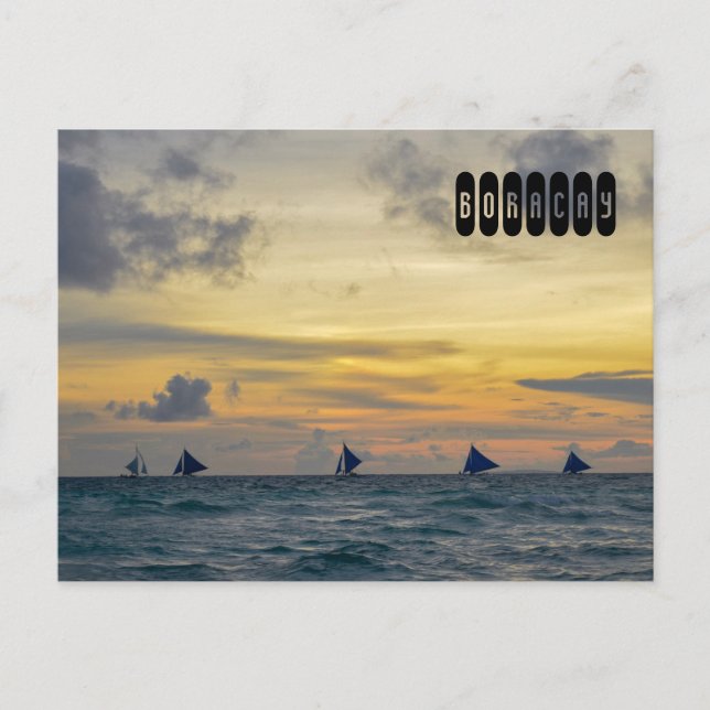 Postal Boracay Sunset (Anverso)