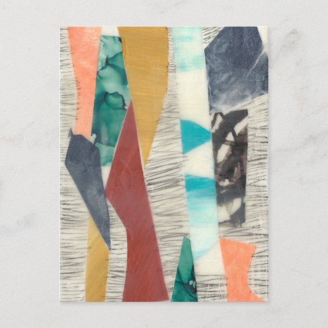 Postal Borde de color II (Anverso)