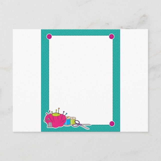 Postal Borde de costura (Anverso)