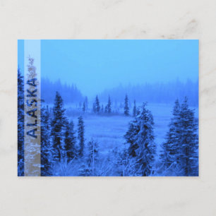 Postal Borde para tu foto de vacaciones en Alaska