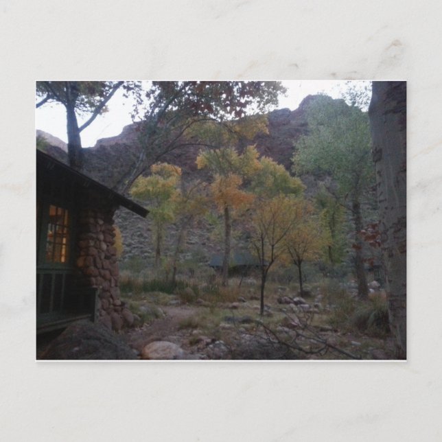 Postal Borde sur del Parque Nacional del Gran Cánion Ranc (Anverso)