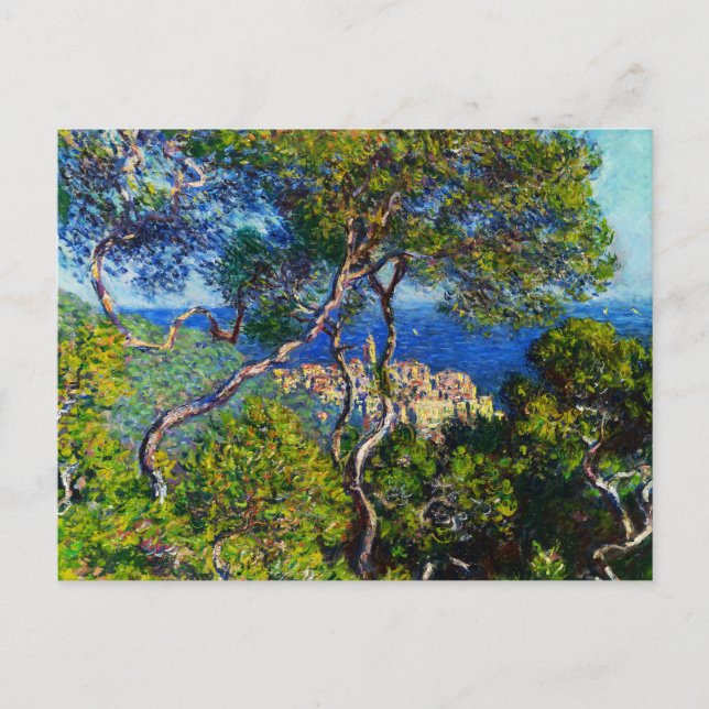 Postal Bordighera de Claude Monet (Anverso)