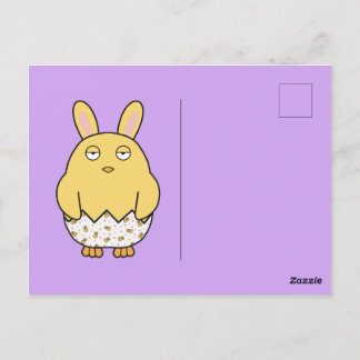 Postal Bored Bunny Chick