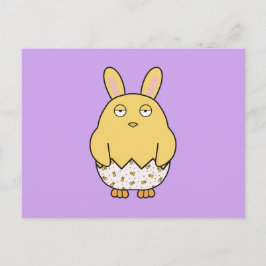 Postal Bored Bunny Chick