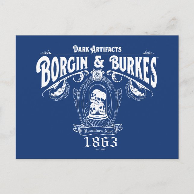 Postal BORGIN & BURKES™ Dark Artifacts Store Gráfico (Anverso)