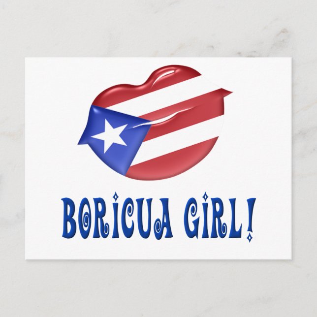 Postal Boricua Chica (Anverso)