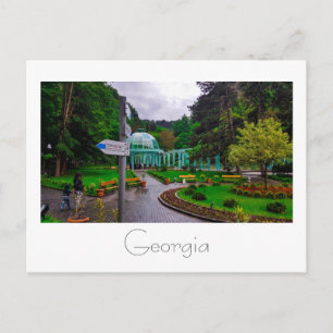 Postal Borjomi Georgia Hot Springs Caucuses Montañas