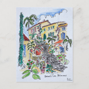 Postal Bormes-les-Mimosas   Provenza-Alpes-Costa Azul