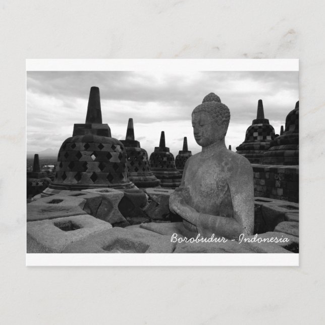 Postal Borobudur (Anverso)