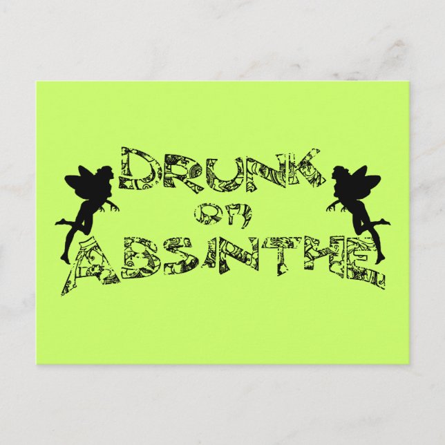 Postal Borracho En Absinthe (Anverso)