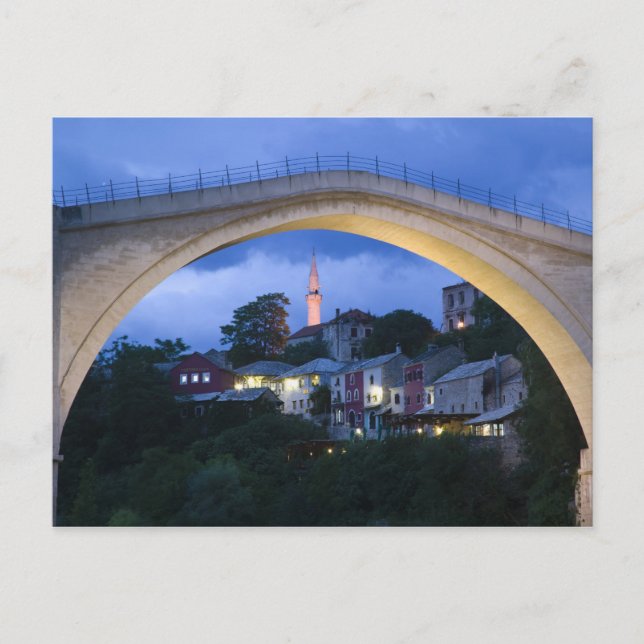 Postal Bosnia-Herzegovina - Mostar. El viejo puente 2 (Anverso)