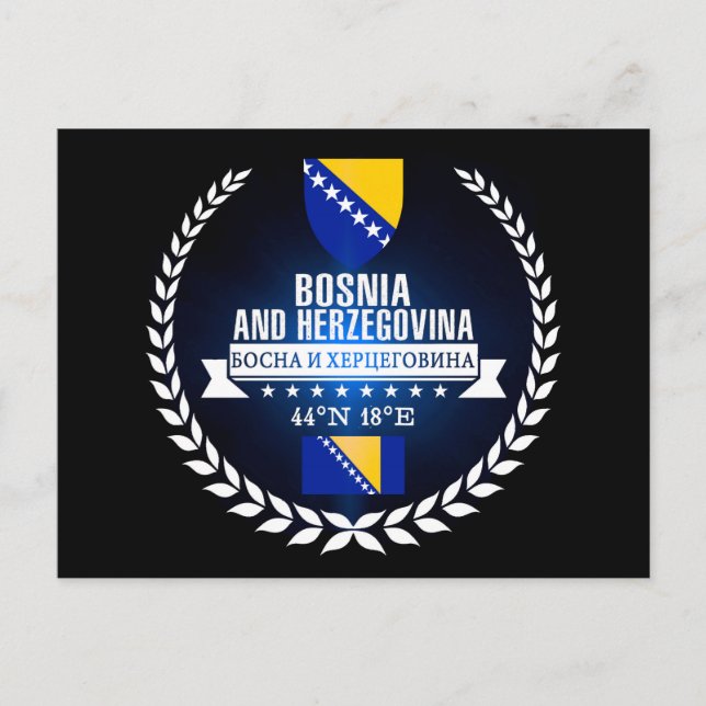 Postal Bosnia y Herzegovina (Anverso)