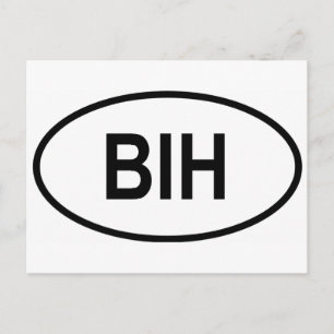 Postal Bosnia y Herzegovina Int'l Vehicle Reg. Código