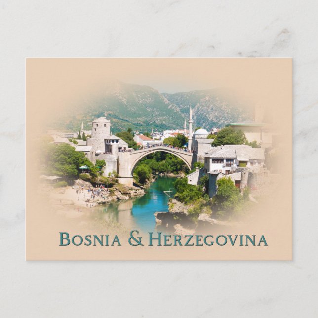Postal Bosnia y Herzegovina: Mostar (Anverso)
