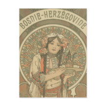 Bosnia y Herzegovina por Alphonse Mucha (1900)