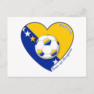 Postal Bosnian Soccer National Team  Fútbol BOSNIA" 2014