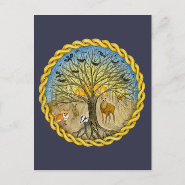 Postal Bosque (Anverso)