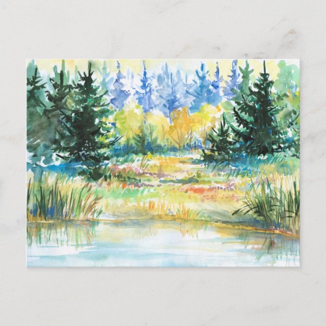 Postal Bosque (Anverso)