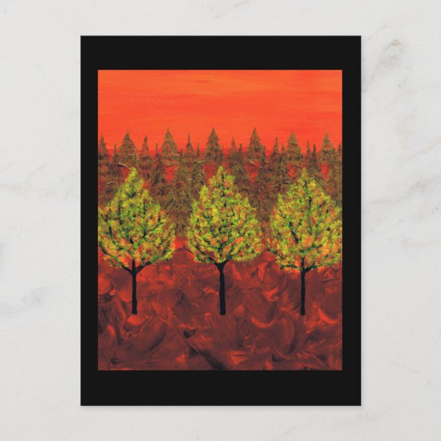 Postal bosque (Anverso)