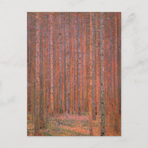 Postal Bosque de Abetos de Gustav Klimt Tannenwald Árbole