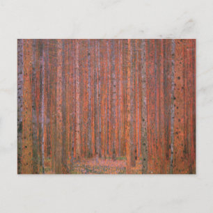 Postal Bosque de abetos de Gustav Klimt Tannenwald Árbole