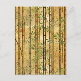 Postal Bosque de Bambú Chiyogami