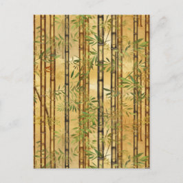 Postal Bosque de Bambú Chiyogami