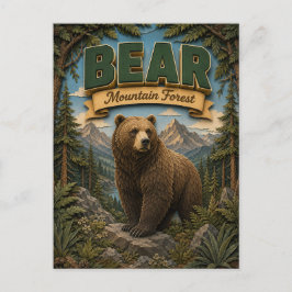 Postal Bosque de Bear Mountain POPCUT