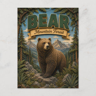 Postal Bosque de Bear Mountain POPCUT