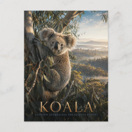 Postal Bosque de eucaliptos de koalas ANIMALES