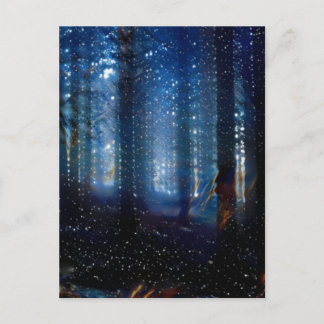 Postal bosque de galaxias