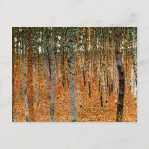 Postal Bosque de hayas por Gustav Klimt Bella Artes Postc
