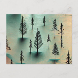 Postal Bosque de invierno