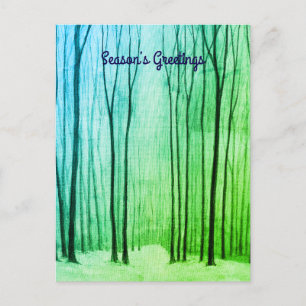 Postal Bosque de invierno