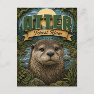 Postal Bosque de Nutria Río Popcut