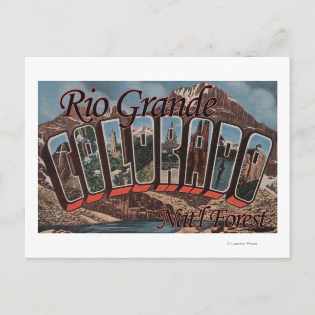 Postal Bosque de Río Grande Nat'l, Colorado (Anverso)